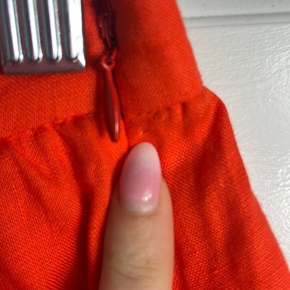 J. Crew Orange Mini Skirt - Picture 6 of 13